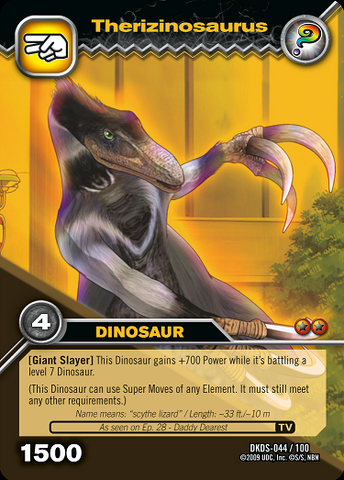 File:Therizinosaurus TCG card.png