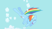180px-Rainbow Dash begins to clear the sky S1E01