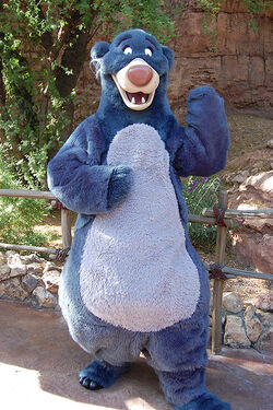 Baloo at Disney parks