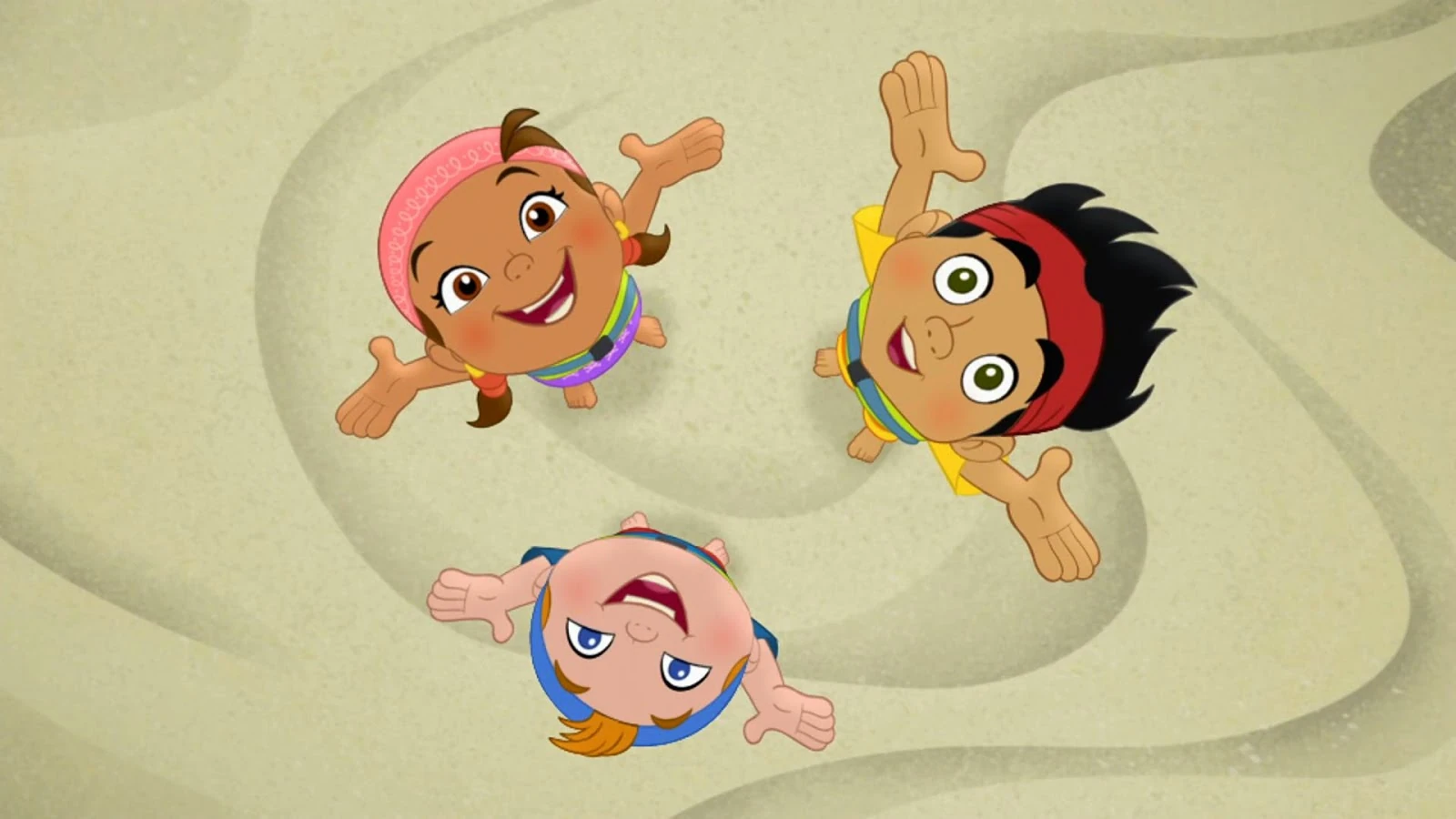 Image - Jake&crew-Pirate Genie-in-a-Bottle!02.jpg | Disney Wiki