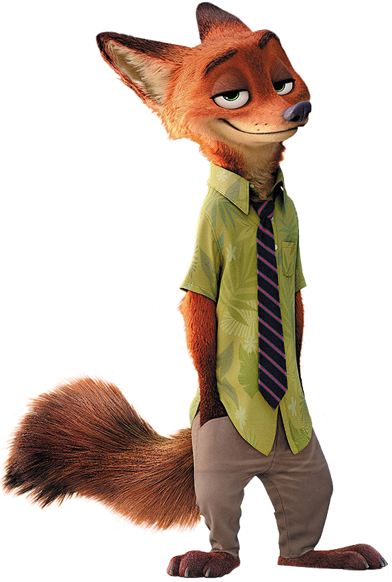 Nick Wilde - Zootopia [BETTER IN 3D] Minecraft Skin