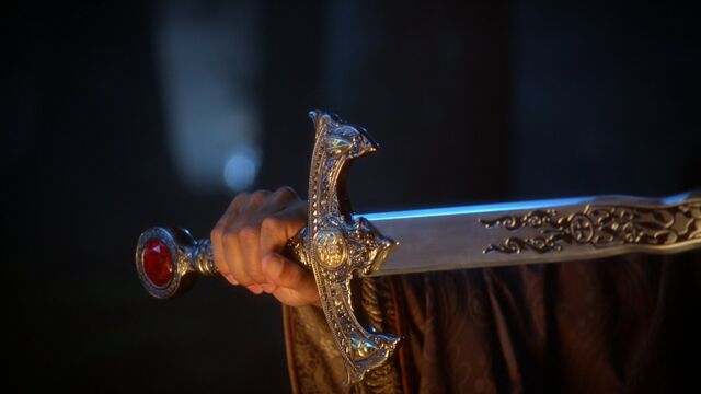 File:Merlin holding Excalibur.jpg