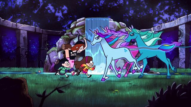 File:Gravity Falls unicorn battle.jpg