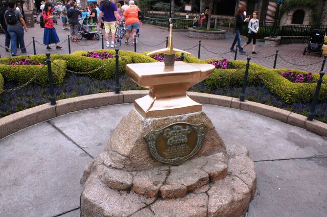 File:Sword in the Stone at Disneyland.jpg