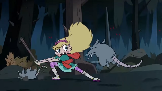 File:The Battle for Mewni - Star fighting against rats.png