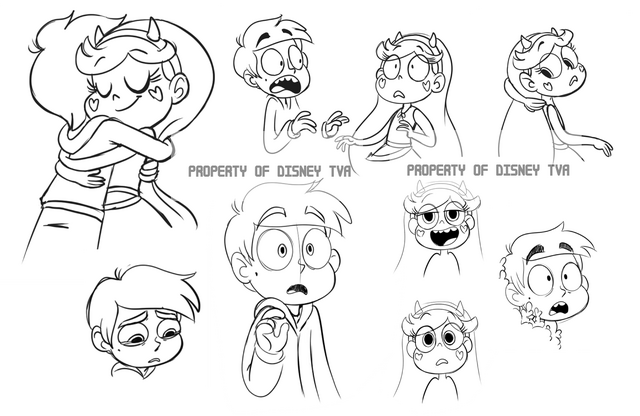 File:Star and Marco Sketches.png