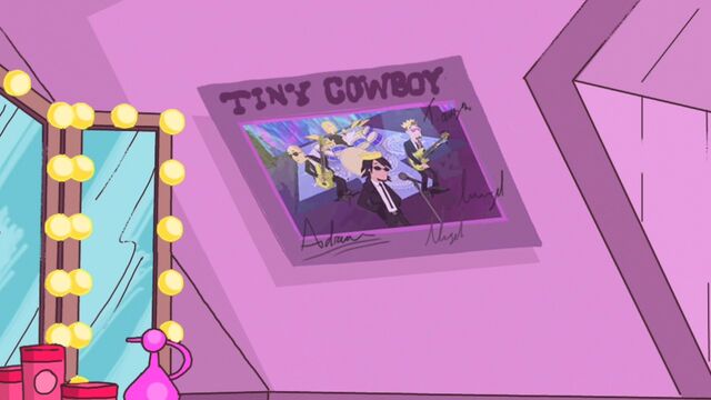 File:Autographed Tiny Cowboy poster.jpg
