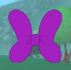 Purple Butterfly Bow