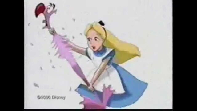 File:Alice and Flamingo in Alice in Wonderland Game Boy Color Commercial.jpg