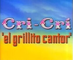 Cri cri el grillito cantor