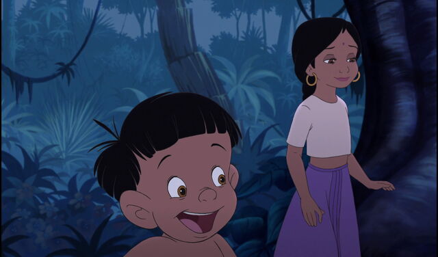 File:Shanti and Ranjan are both happy Mowgli's coming back.jpg