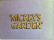 MICKEY'SGARDEN