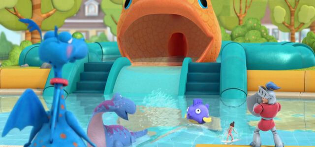 File:Stuffy, sir kirby, bronty, squeakers and surfer girl playing in the pool.jpg