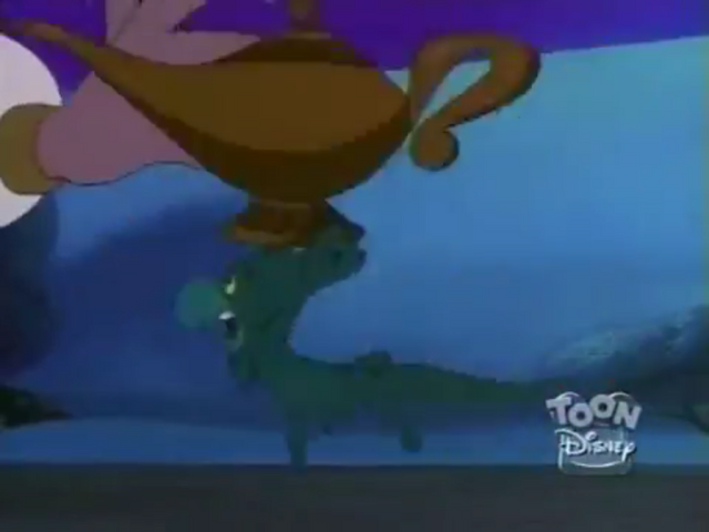 File:Lizard Iago gets the lamp - Do the Rat Thing.png