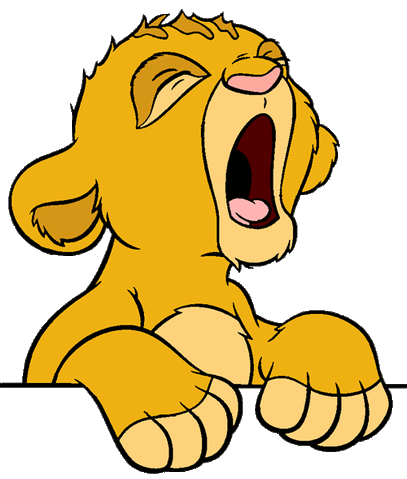 File:Baby simba yawning.gif