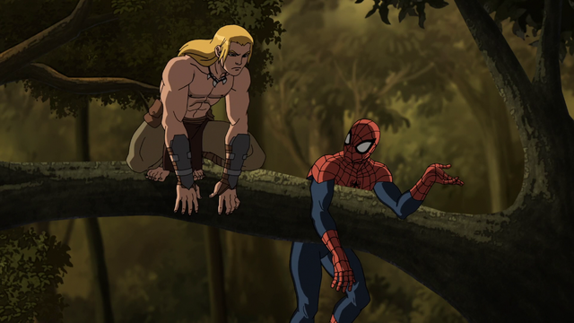 File:Ka-Zar and Spider-Man.png