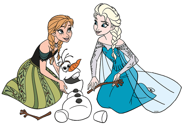File:Frozen anna elsa olaf.gif
