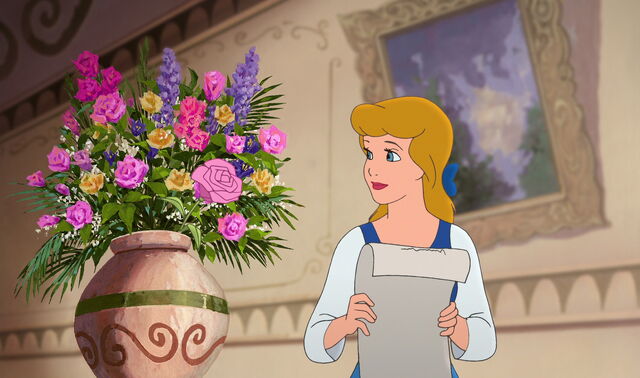 File:Cinderella by flowers.jpg