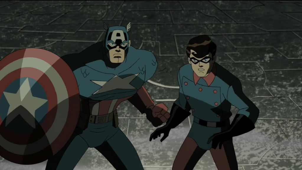 Captain America And Bucky Frozen