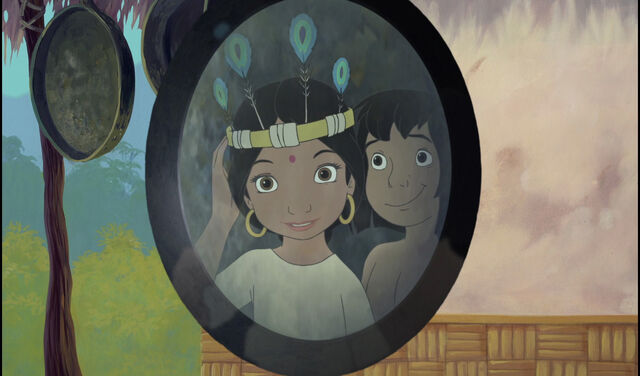 File:Mowgli and Shanti are both looking at a mirror.jpg
