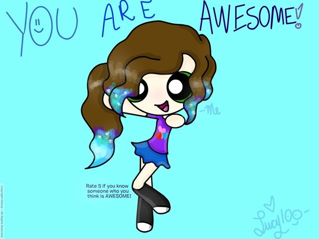 File:Disney-Create-lucy100-You-are-AWESOME-D.jpg
