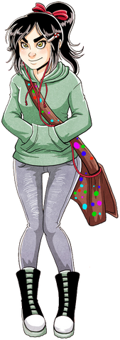 File:High School AU of Wreck-It Ralph's Vanellope von Schweetz.png
