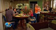 Amy talking to everyone