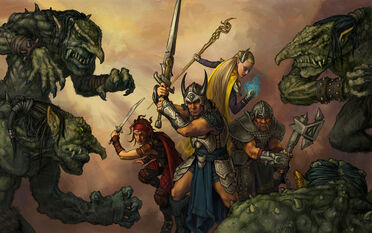 D d 4.0 party art