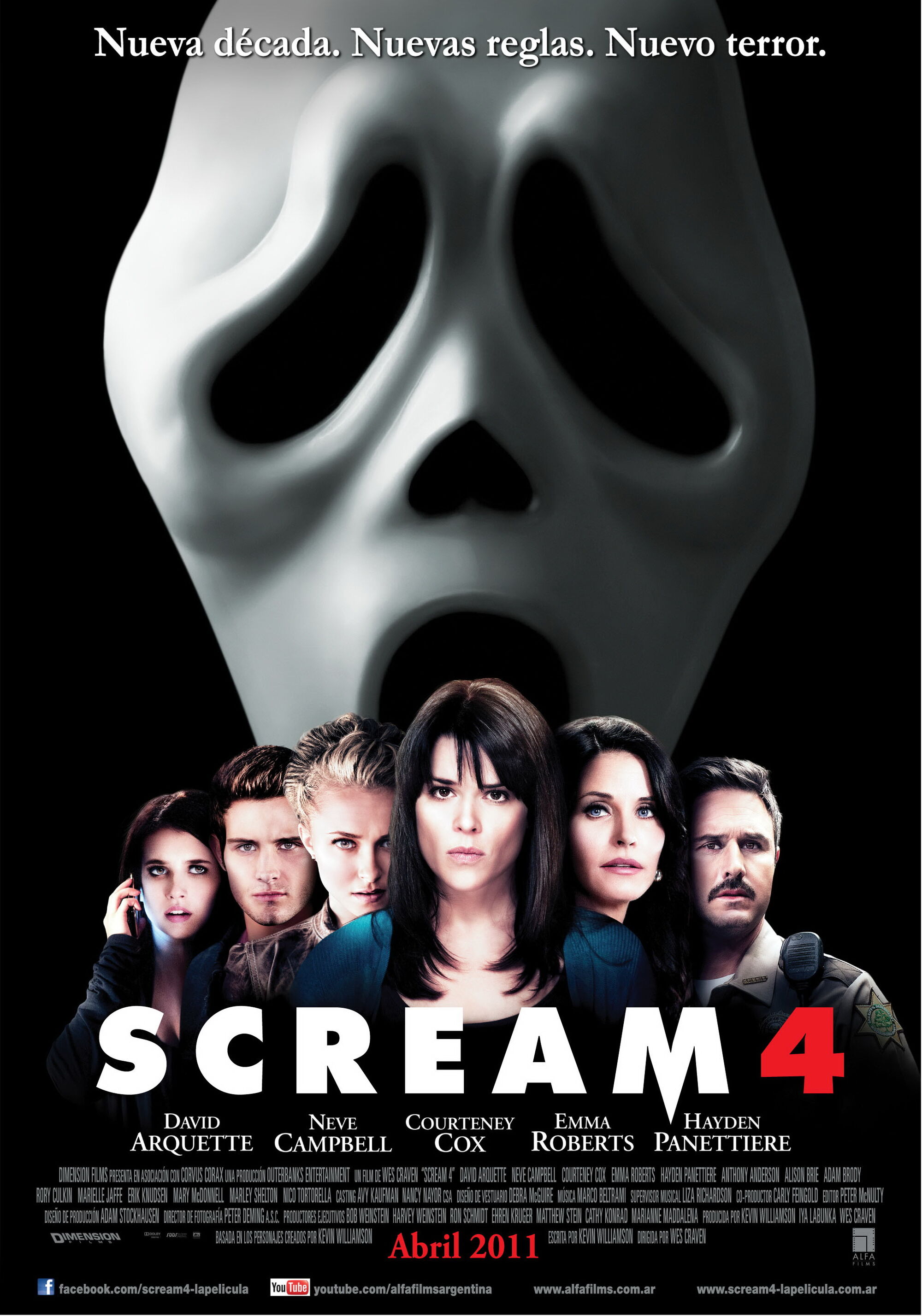 Scream Saison 4 Date De Sortie Scream 4 | Doblaje Wiki | FANDOM powered by Wikia