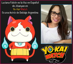 Luciana Falcón Doblaje Latino Jibanyan