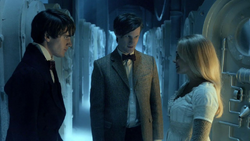 ACC - El Doctor, el joven Kazran y Abigail.png