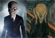 Doctor who the silence looks like the scream