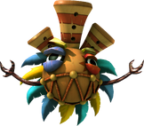 Tiki flauta de pan