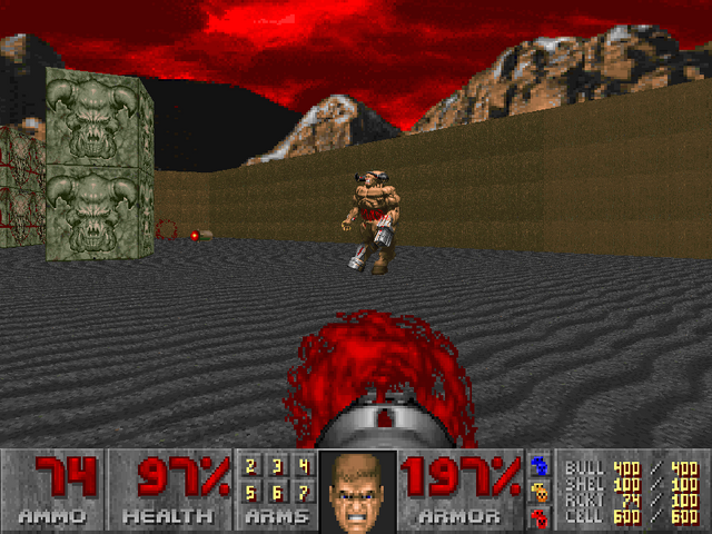 File:E2M8 Battling Cyberdemon.png