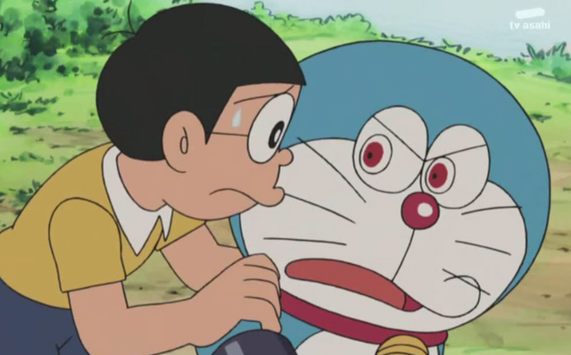 File:Nobita discourages Doraemon (Denja).png