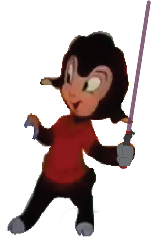 File:Blackie (weilding Lightsaber).png