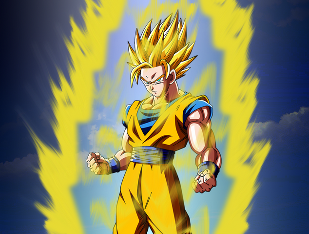 File:Goku super saiyan 2 by tomnamikaze-d5cacp3.png