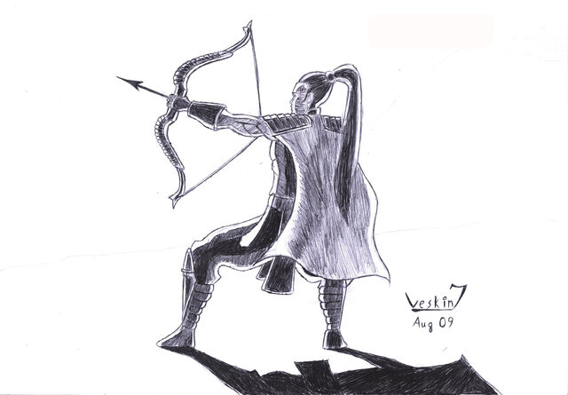 File:Dragon Warrior Archer by Veskin7.jpg