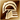 Medium helmet gold DA2
