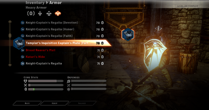 Dragon Age Multiplayer Armor