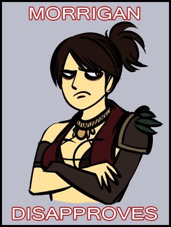 Image result for morrigan disapproves