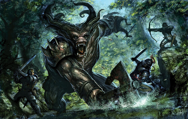 File:Dragon Age Ogre Fight by tycarey.jpg
