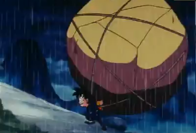 Arquivo:Goku entrenant amb roca.png