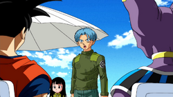 Trunks Goku is fight