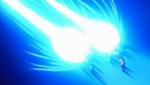 Múltiple kamehameha de krilin y goku