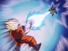 Goku lancia una Kamehameha a Cell.png