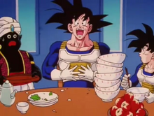 Goku è pronto per l'allenamento dopo l'abbondante pasto.png
