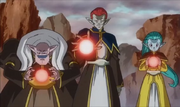 Dragon Ball Heroes God Mission 7 (Gravy, Demigra, & Putine)