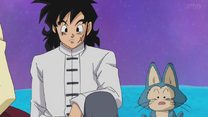 Yamcha e Pual guardano il torneo.png