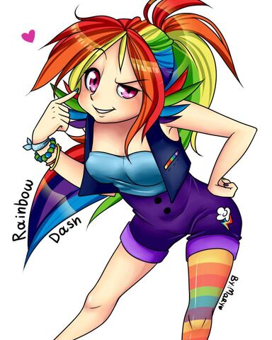 File:Rainbow dash by sweetmariia-d4n4c8v.jpg